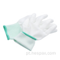 Hespax White Polyester Electrical Security Luves